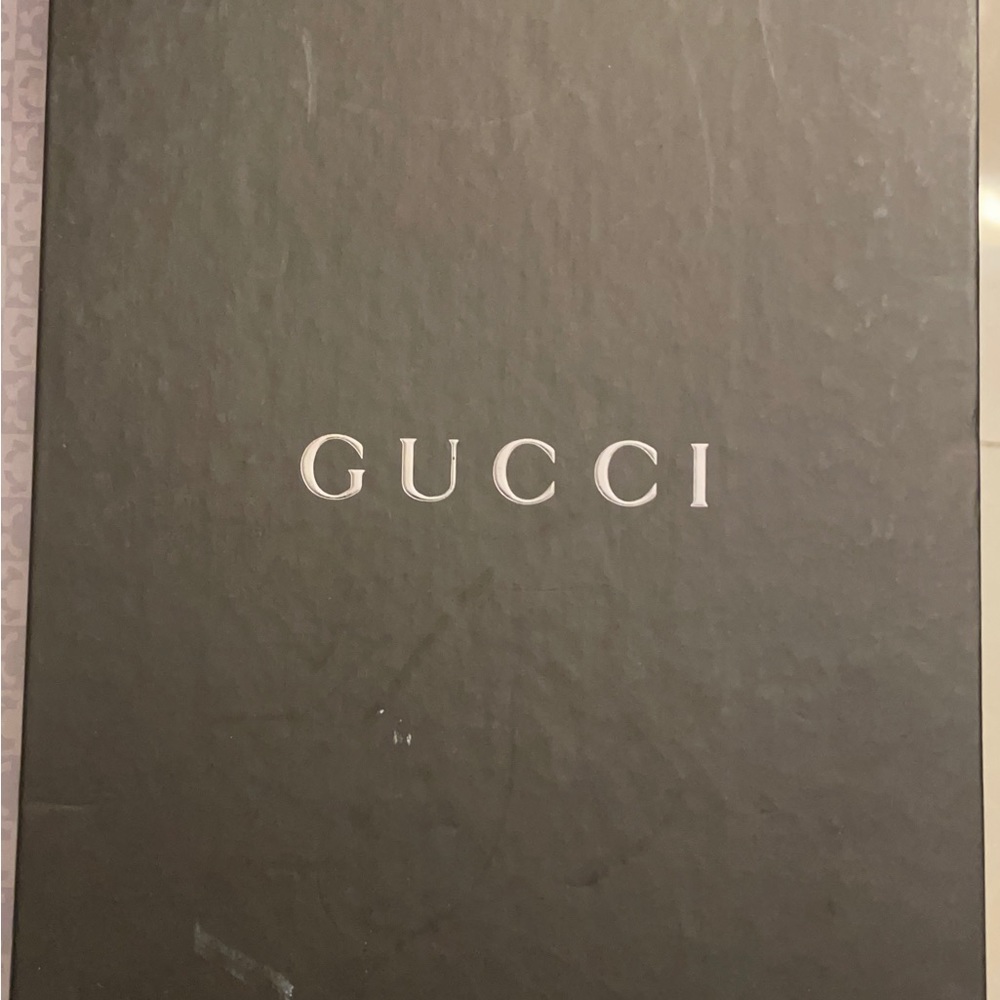 Vintage Gucci sandals, black and red - Picture 3 of 5